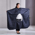Salon Hairdressing Cape Barber Tool Shave Apron Haircut Cloak Qme Black