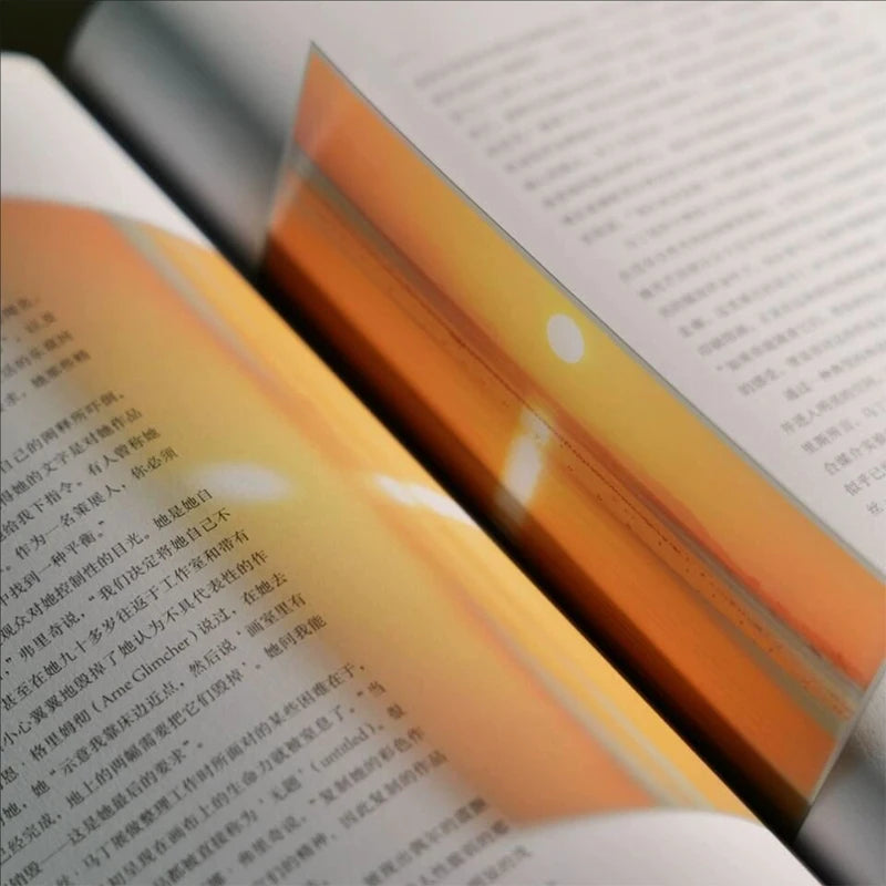 Unique Blue Sea Film Bookmark Featuring Stunning Sunrise Sunset Qme A2
