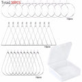 Alloy Accessories Jewelry Findings Set Earring Making Kit Lobster Clasp Open Jump Rings Repair Tools DIY Jewelry Making Supplies Qme 11