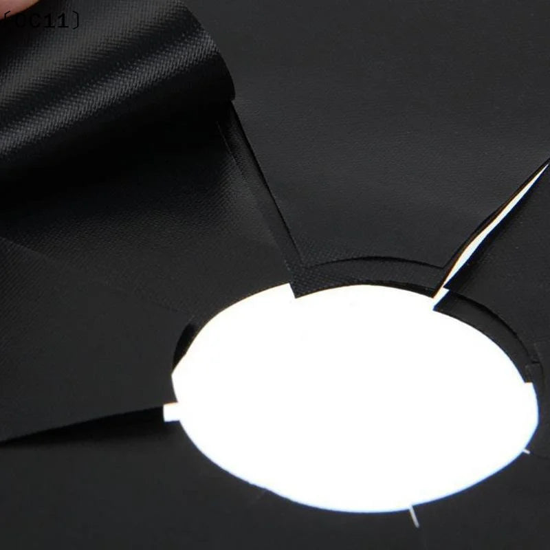 Square Foil Stove Protector Reusable Gas Hob Liner Easy Clean Pad Qme