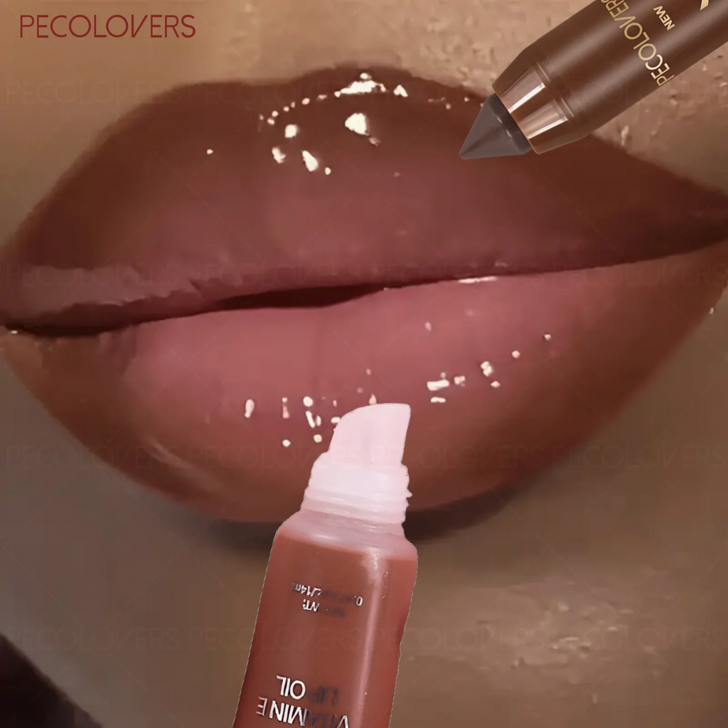 Hydrating Lip Gloss Liner Pen Define Lips 3D Precision Non-sticky Qme