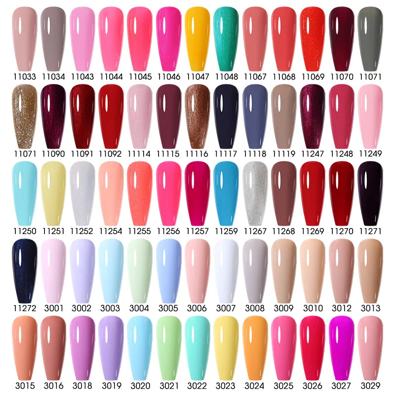 Arte Clavo Gel Nail Polishes Pink Nude Hybrid Lak Manicure Qme