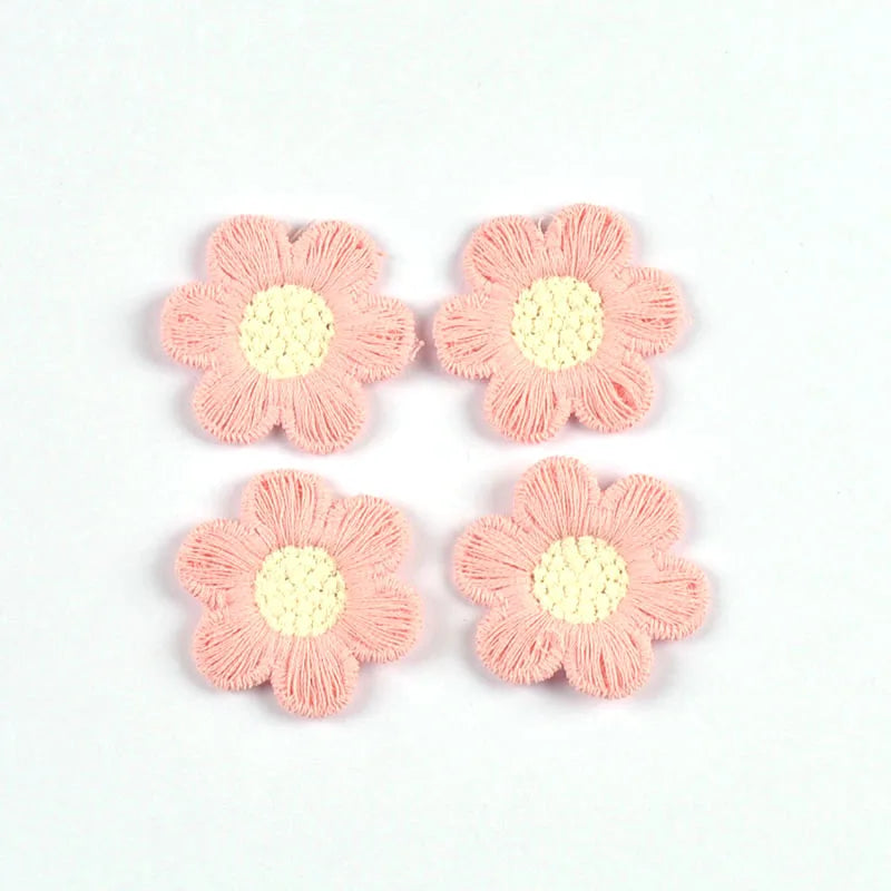 20pcs 3.1cm Colorful Mix Flower Patches Embroidery Clothes Sewing Garment Appliques Accessories DIY Scrapbook Home Crafts c4047 Qme 5