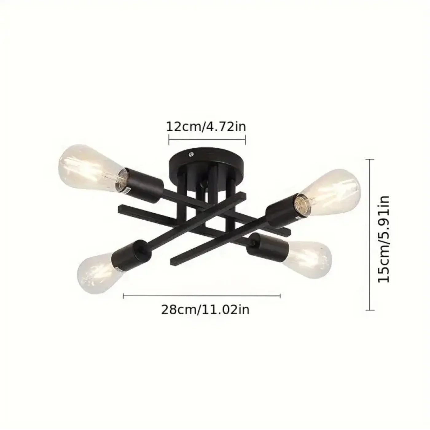 Modern LED Ceiling Lamp Aluminum Black/White Flower Light For Bedroom Living Room Study Hotel Home Lighting Luminaires Qme black