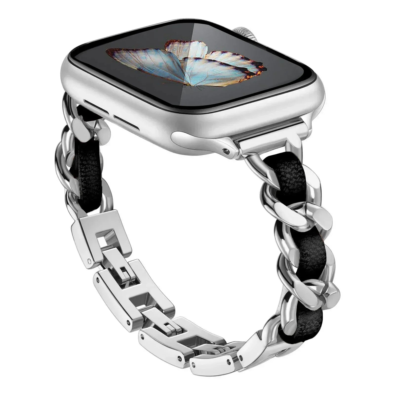 Stainless Steel Strap for Apple Watch Band 49mm 38mm 42mm 40mm 44mm Metal Bracelet iWatch Series 8 7 6 SE 5 4 3 2 1 ultra Strap Qme SB 38 40 41mm