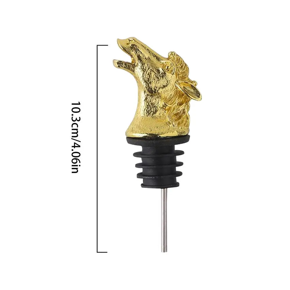 Wine Pourer Year Horse Red Alcohol Stopper Leakproof Drink Dispenser Qme China Mainland 01