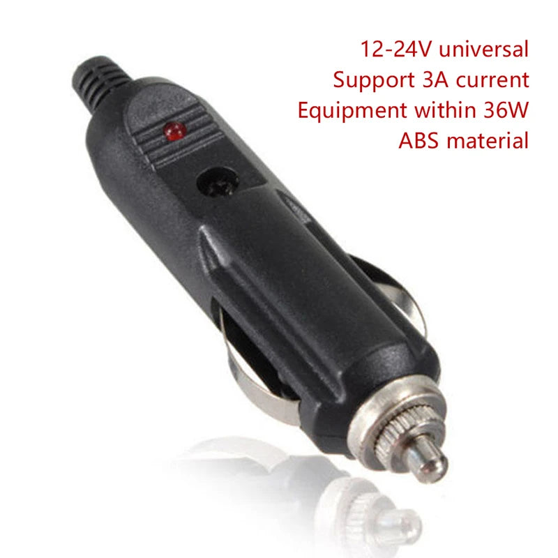12 24V Automotive 180W Replacement Car Ignition Power Plug DC Adapter Qme OneSize