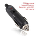 12 24V Automotive 180W Replacement Car Ignition Power Plug DC Adapter Qme OneSize