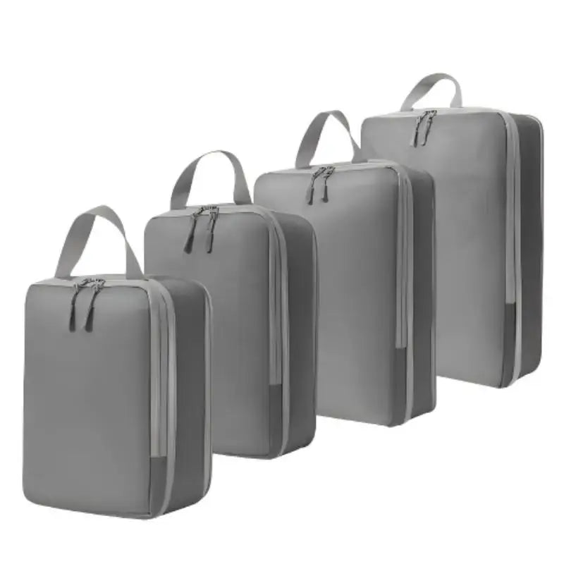 4pcs Cube Compression Travel Storage Bags Travel Box Breathable And Foldable Por Qme A2