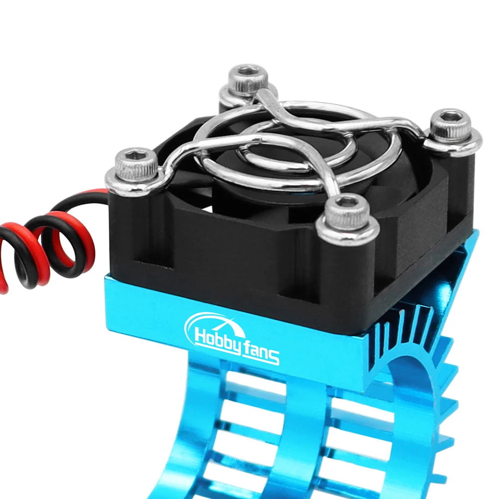 RC Motor Heat Sink with 5V Cooling Fan for 1/14 1/16 1/18 370 380 390 RC Car for 2838 2858 2845 Brushless Motor Qme