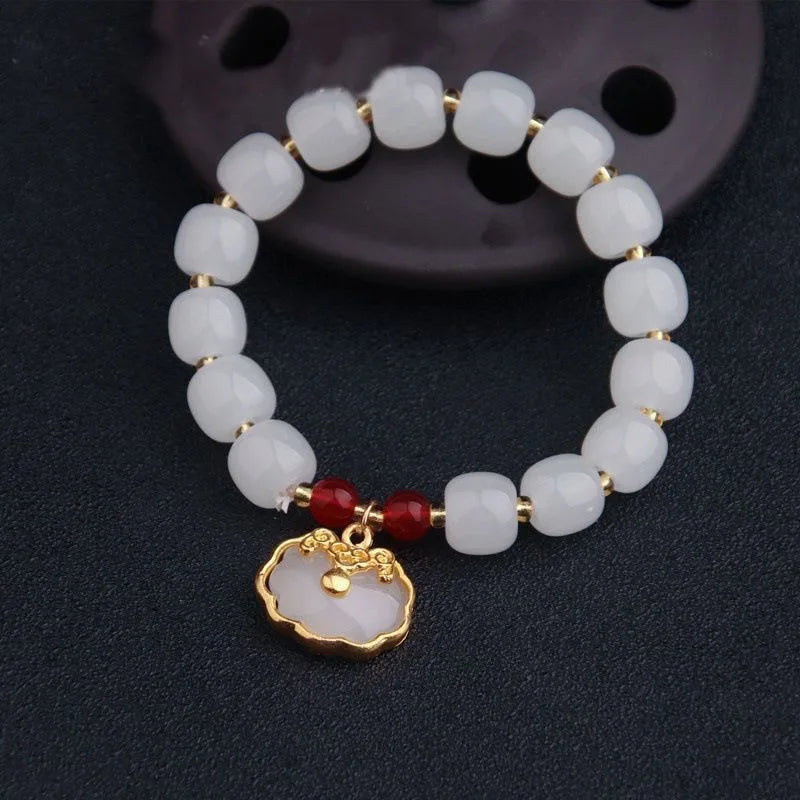 2-3 Pieces Lucky Bead Bracelet for Women, Interlocking Circles Charm, Light Luxury Gift, Stylish Hand Jewelry,Fashion Bracelet Qme