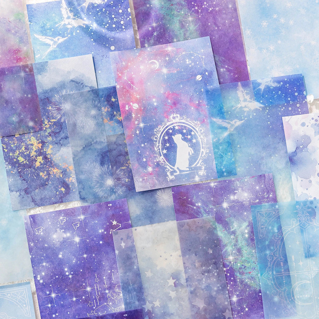 20Sheets，Colour Background Paper，DIY Scrapbooking Materials Paper， Hand Account Collage Decor，Junk Journal，Aesthetics Stationery Qme