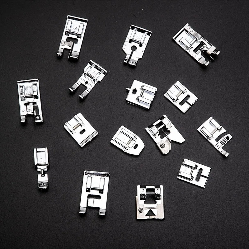 32PCS Sewing Machine Presser Feet Set Multifunctional Presser Foot Kit Cording Braiding Pintuck DIY Sewing Accessories Tools Qme