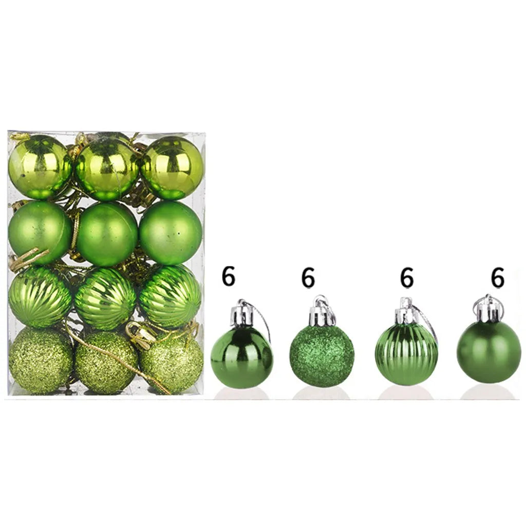 Christmas Xmas Tree Ball Bauble Hanging Home And Party Ornament Decor Tree Decoration Balls Party Hanging Pendant Navidad Qme Green