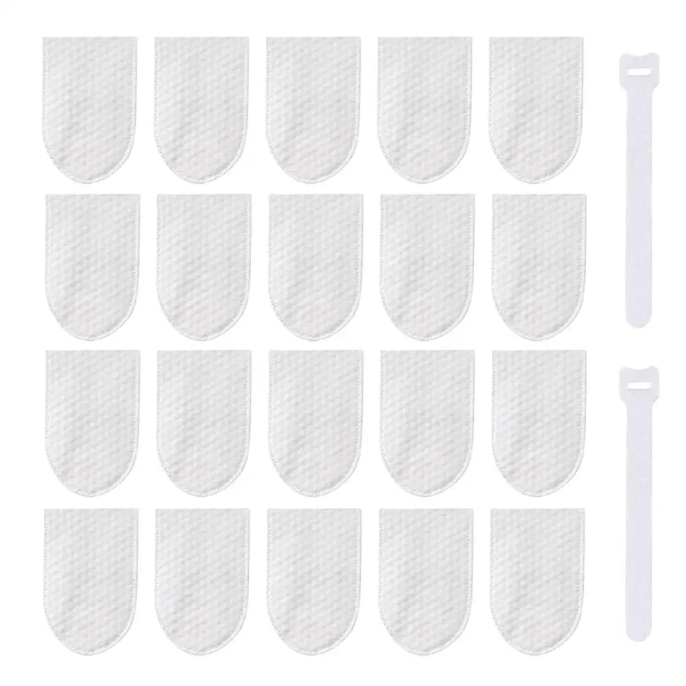 Faucet Filter Cotton Bag 20 Pieces Universal Splash-proof Replacements Kitchen Sink Faucet Filter Bag for Home RV Commercial Qme 20pcs