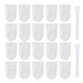 Faucet Filter Cotton Bag 20 Pieces Universal Splash-proof Replacements Kitchen Sink Faucet Filter Bag for Home RV Commercial Qme 20pcs