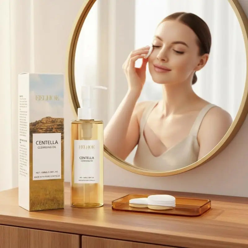 Deep Clean Centella Cleansing Oil Vitamin E Moisturizing Makeup Qme