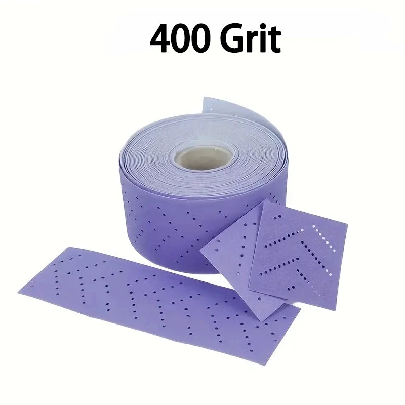 1Roll hand torn sandpaper roll Precision Sandpaper Roll, Aluminum Oxide Sanding Sheet For Rectangular Sanding Machine（60-400） Qme 1Roll 400Grit