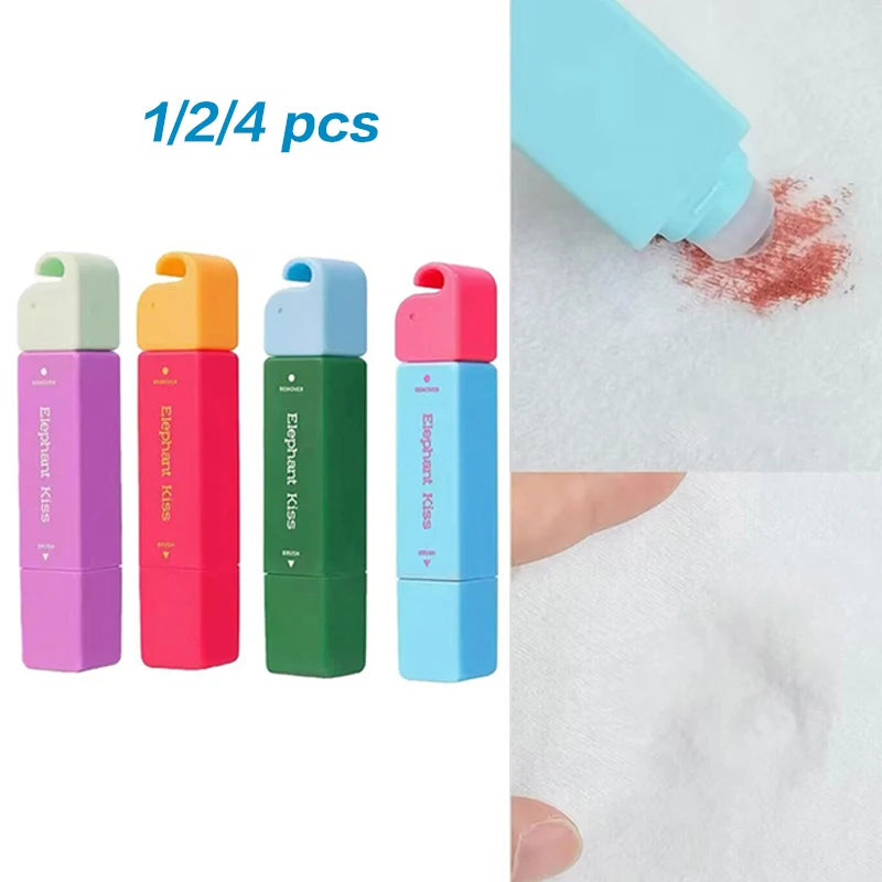 White Clothes Stain Remover Pen Household Powerful Degreasing Pen Portable Waterless Oil Stain Remover Pen For Emergency Use Qme