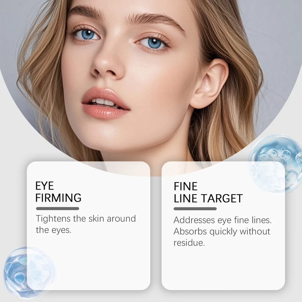 Collagen NAD+ Retinal Under Eye Cream, Peptide Infused Moisturizing Firming Care Qme