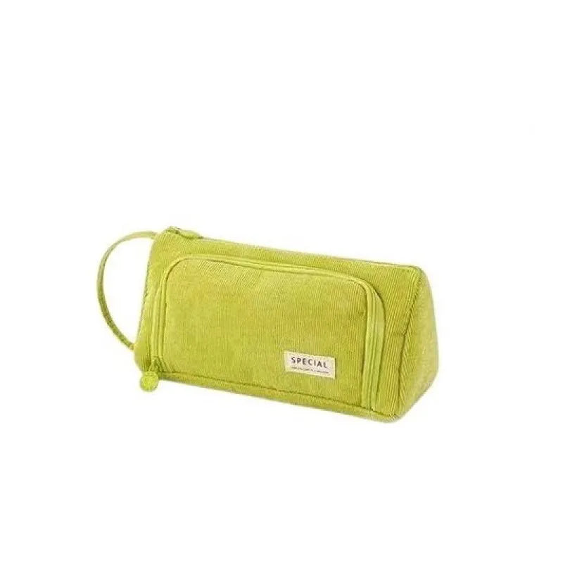 Multi Layer Large Capacity Pencil Case Pen Storage Supplies Box Qme Green
