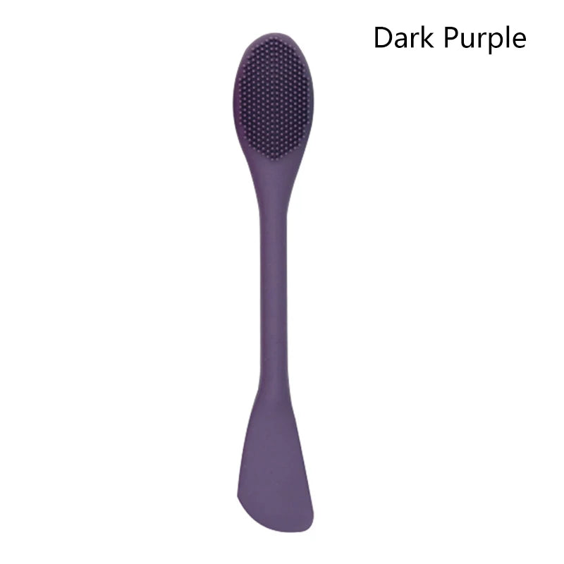 Facial Mask Brush Massage Cleaning SPA Beauty Salon DIY Mud Film Qme Dark purple