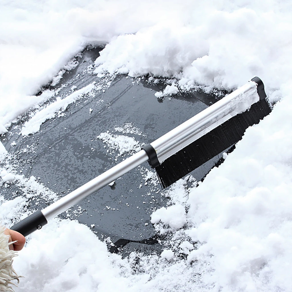 Car Snow Scraper Extendable Length Winter Ice Removal Tool Clear Qme