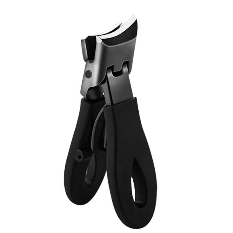 Slanted Nail Clippers Wide Jaw Opening Slanted Curved Nail Trimmer For Thick/Ingrown Nails Stainless Steel Pedicure Tool Qme