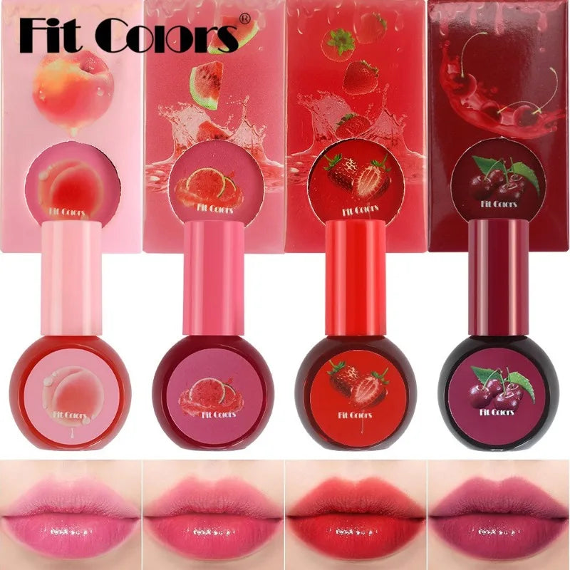 Cherry Juice Fruit Rouge Water 3in1 Cheek Color Eyeshadow Lip Tint Matte Long-lasting Rich Color Liquid Contouring Blush Liquid Qme