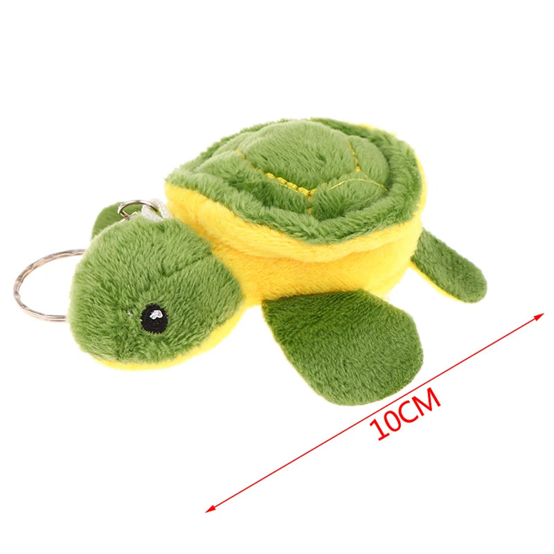 Cute Turtle Doll Stuffed Cartoon Soft Plush Toy Keychain Bag Pendant Qme