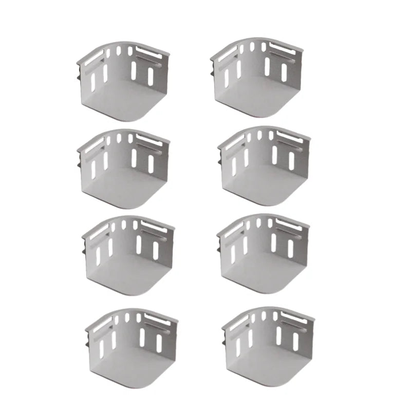 8/4/2PCS Invisible Bed Sheet Holder Clips No Slip NeedleFree Grippers Secure Safe Bedding Anti-Shift Fasteners Home/Crib Qme Grey 8pcs