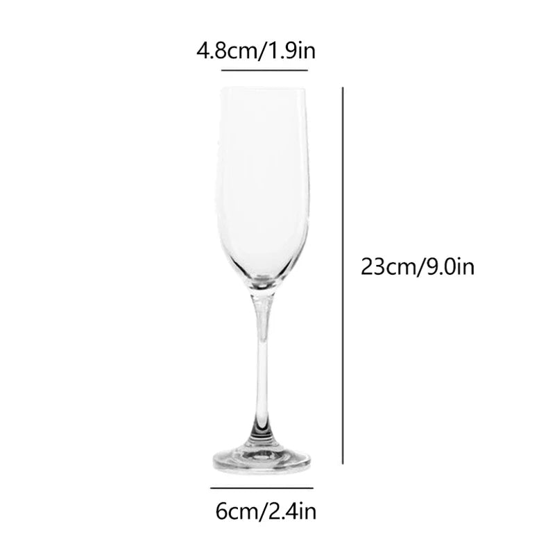 150ml Disposable Wine Cups Plastic Champagne Flutes Sparkling Champagne Bar Cups Weddings Home Party Cocktail Red Wine Goblet Qme
