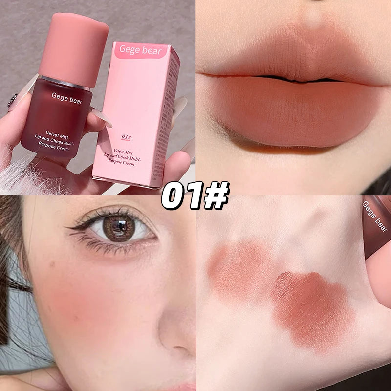 Gege Bear Smooth Multi-purpose Cream Expansion Cheek Blush Not Easy Qme GX1502-1