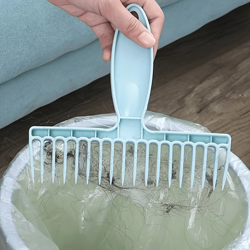 1pc Household Broom Hair Removal Comb, Removal Cleaning Tool For Clean The Hair And Dust On The Broom Bathroom, Qme