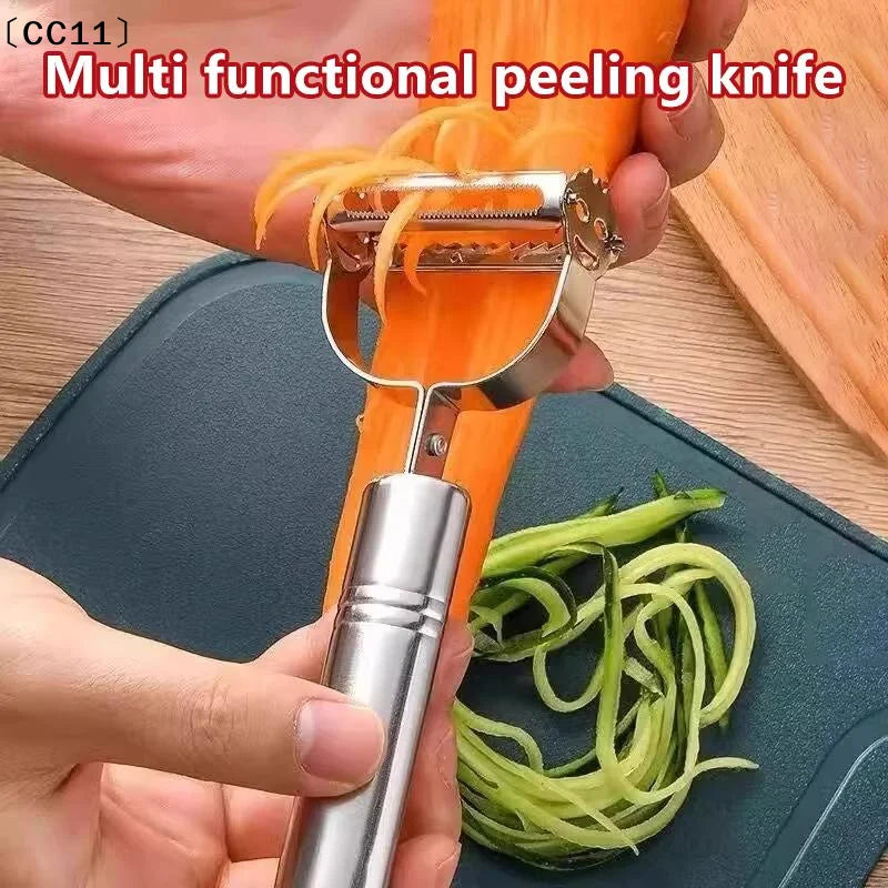 Stainless Steel Vegetable Fruit Peelers Dual Blades Rust Resistant Qme