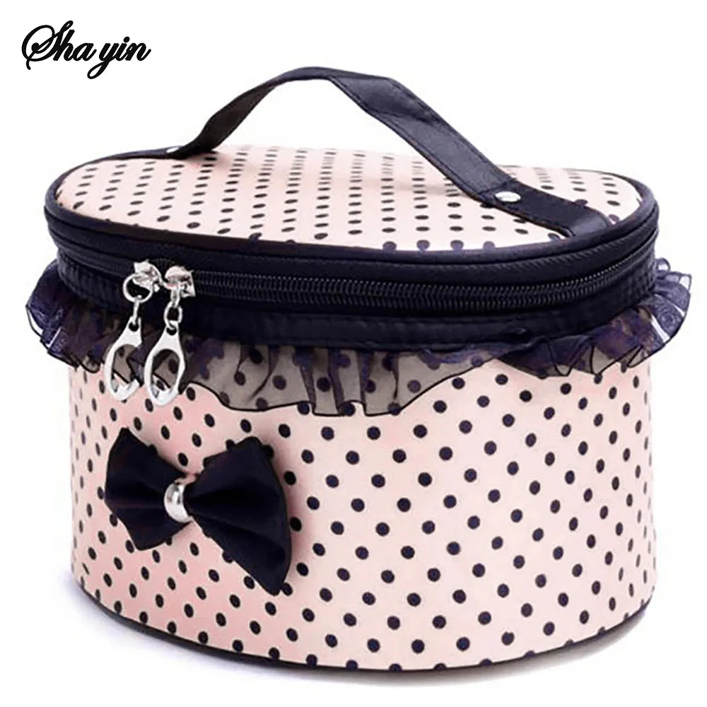 Random Organizer Bag Creative Cylinder Compressible Miscellaneous Toiletries Bag Waterproof Desktop Travel Storage Bag Qme