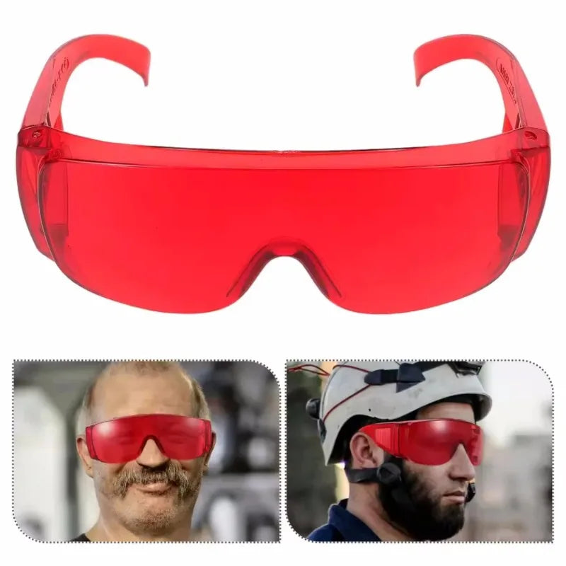 Colorful goggles, waterproof, splash proof, anti fog glasses, blinds, multifunctional labor protection glasses Qme