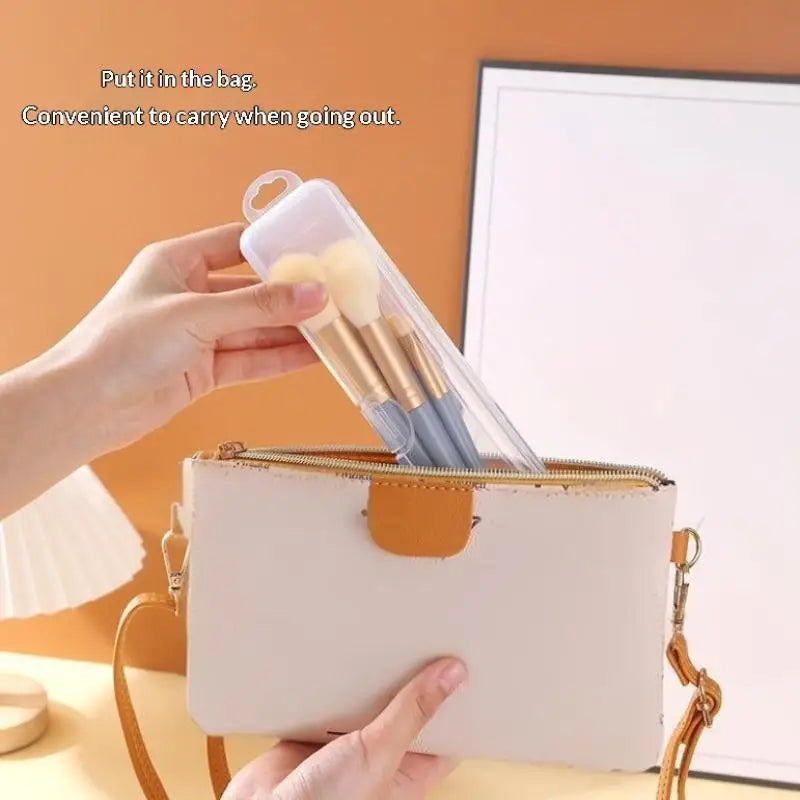 Storage Container Toothbrush Box Transparent Organizer Case Travel Qme