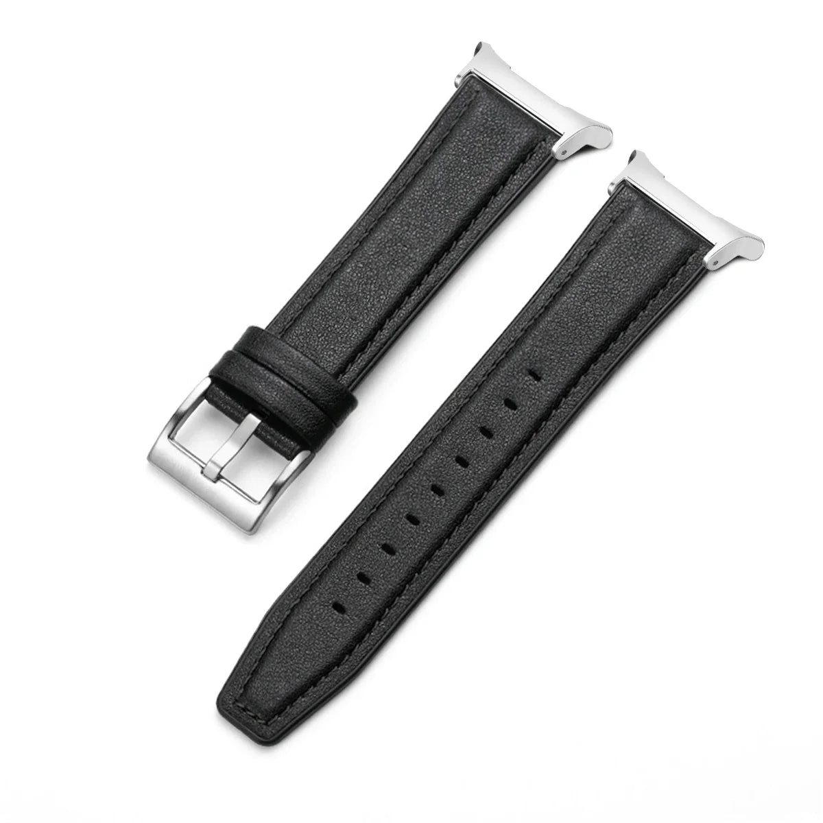 Leather Silicone Hybrid Strap Samsung Galaxy Watch 7 Ultra Smartwatch