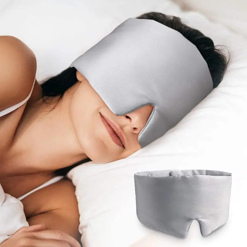 Soft Mulberry Silk Sleep Eye Mask Light Blocking Protection Ideal Qme