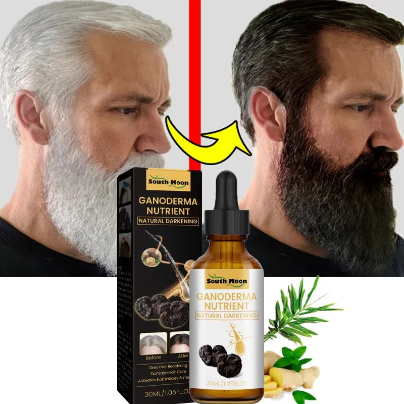 Magic White Hair to Black Shampoo Dye Soap Natural Color Soap Restore Gray Beard Cover Gray Hair Dye Hair Fixing Shampoo Bar Qme 1pc 1