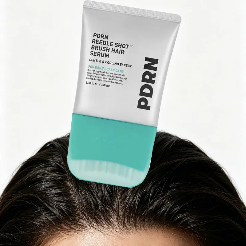 Pdrn Reedle Shot Brush Hair Serum Nourishing Strengthening Hair Care Essence Improve Scalp Environment For Daily Scalp Care Qme