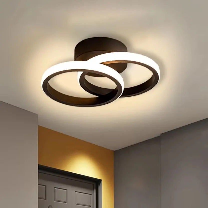 Nordic swallow-tailed Ceiling Light Modern Acrylic White Black Pendant lamp Interior Fancy Lights Decoration LED Lighting Qme