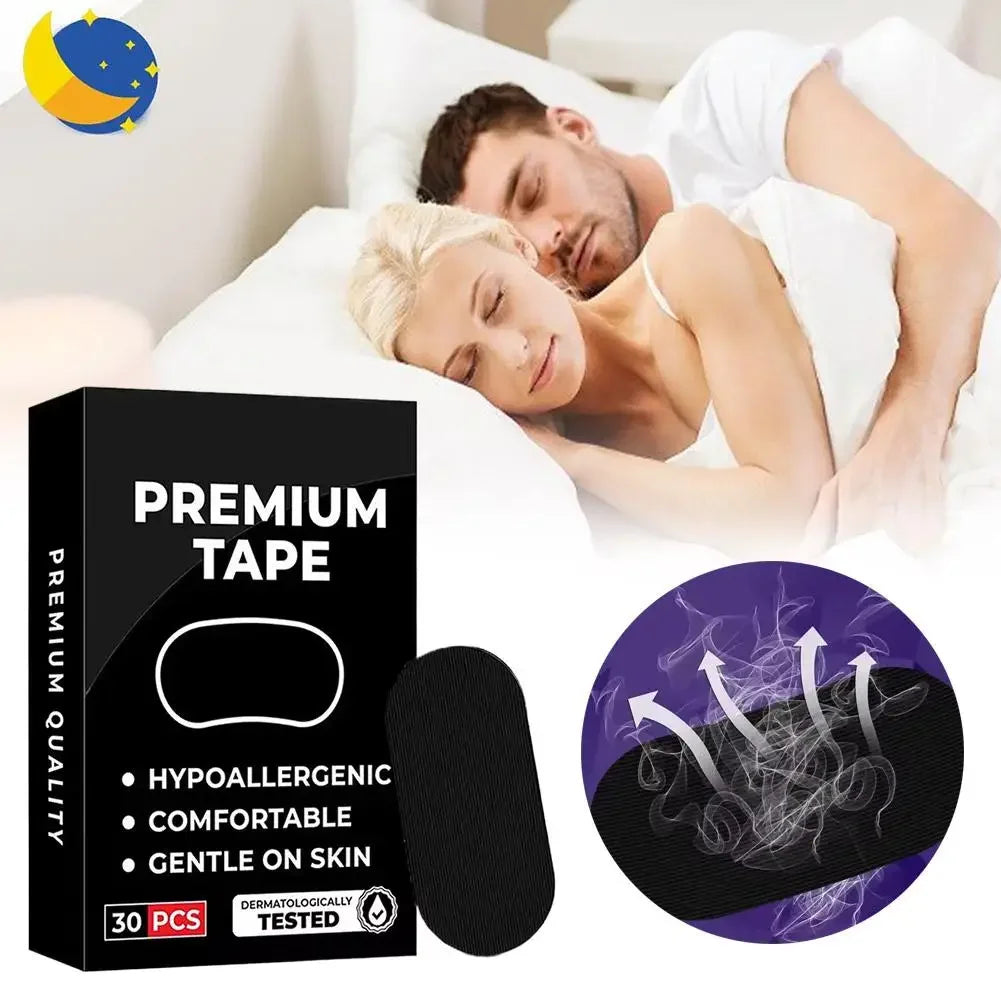 Closed Mouth Sleep Elastic Tape Stop Snoring Glue Open Breath Qme