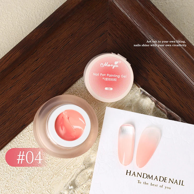 3D Cushion Nail Art Gel UV Gradient Blush DIY Charm Tools Qme pink