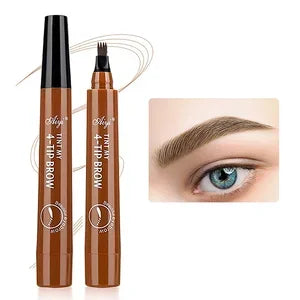 Eyebrows Pen Eyebrow Tattoo Waterproof Liquid Black Eye Brow Makeup Pencil Microblading Qme 01