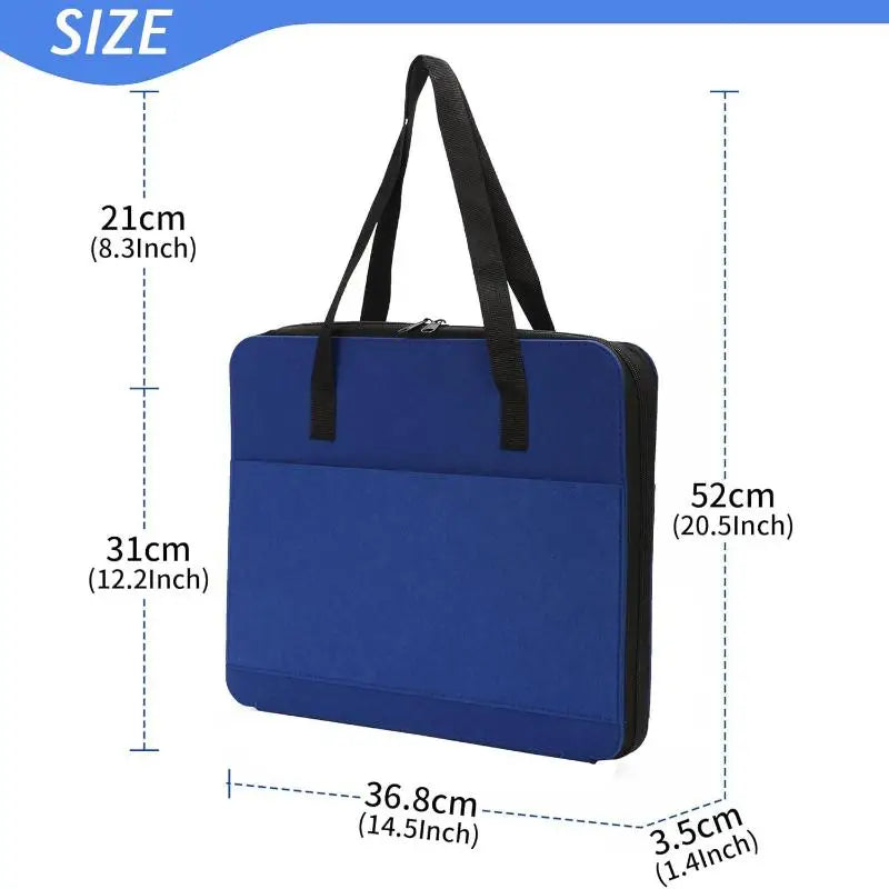 Portable Toy Car Storage Bag, Children's Toy Car Storage Bag, Portable Carrying Container Holder Qme Blue