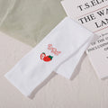 Golf Cute Avocado Driving Fruit Strawberry Sun UV Protection Ice Silk sleeve Arm Sleeves Cooling Sleeves Qme white