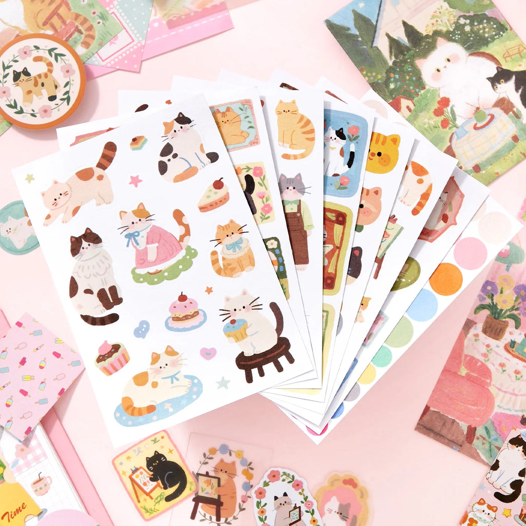 TIANZI Cute Gift Boxes Handbooks School Student Reward Small Gifts Children's Stationery Set Scrapbooking Supplies Qme