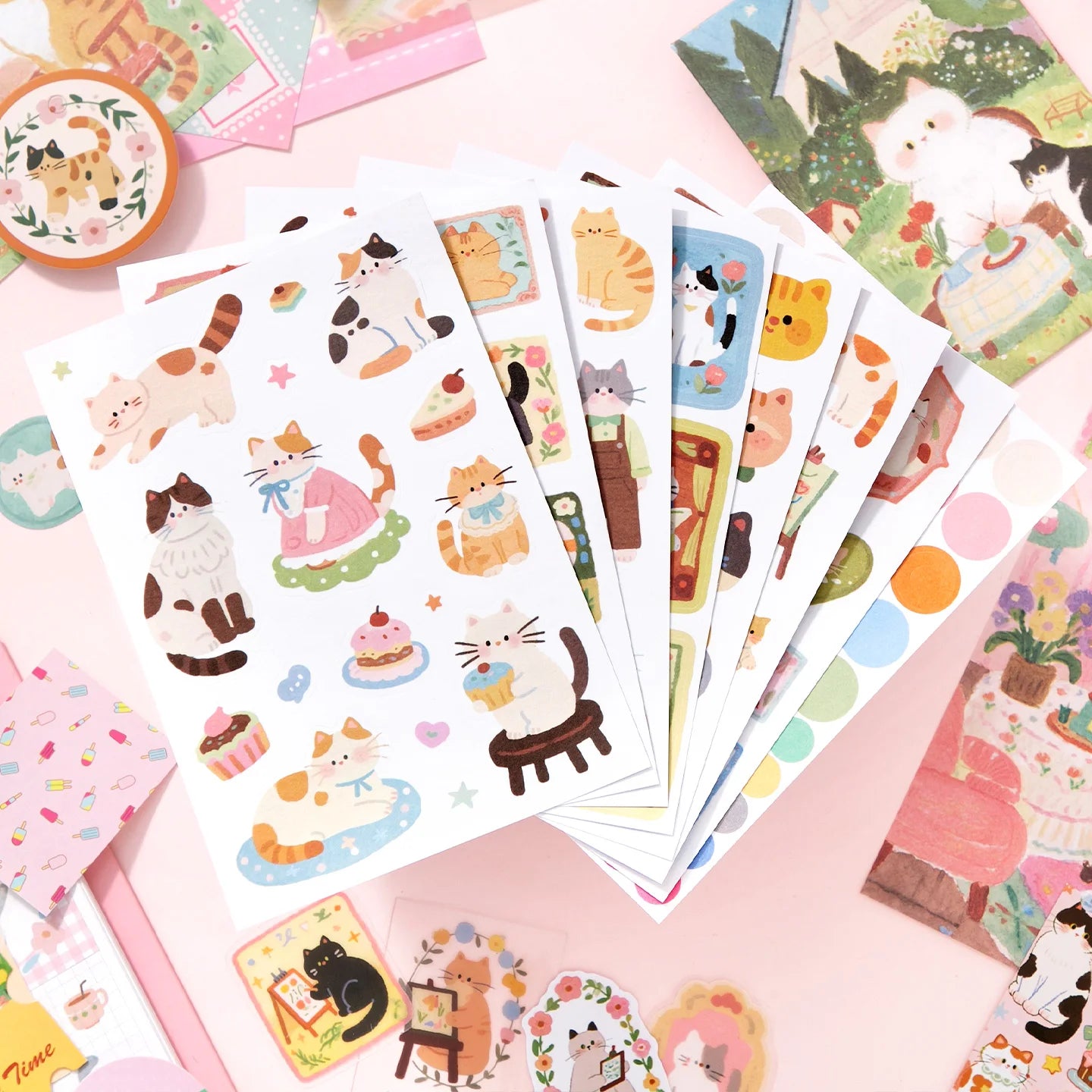 TIANZI Cute Gift Boxes Handbooks School Student Reward Small Gifts Children's Stationery Set Scrapbooking Supplies Qme